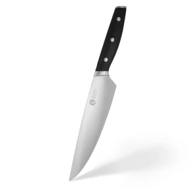Image of MasterChef Chef Knife with High Carbon Stainless Steel Blade and Triple Riveted Handles, Professional Quality Kitchen for Precision Cooking at Home, Perfectly Balanced, Razor Sharp, 33cm (13&quot;)