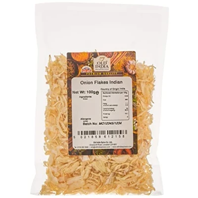 Image of Old India Onion Flakes Indian 100g