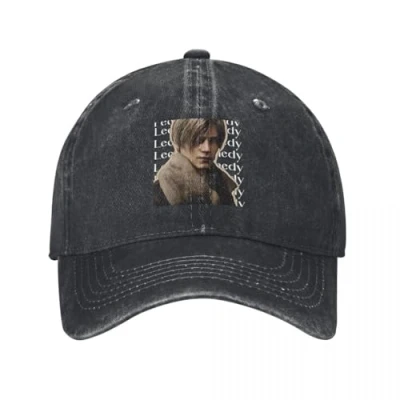 Image of WVVCXCC Unisex and Fashionable Leon Kennedy Baseball Caps Distressed Cotton Hat Casual Outdoor Running Golf Sun Cap Sports Gifts