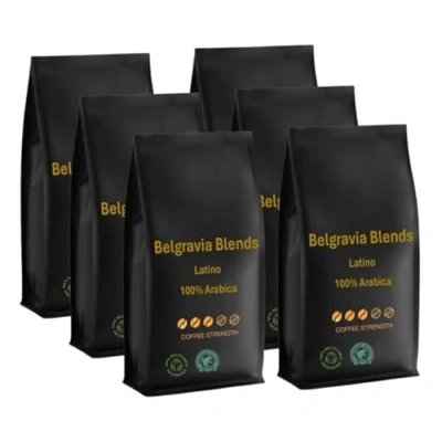 Image of Belgravia Latino Blend Coffee Beans 1kg (Rain Forest Alliance) (6)