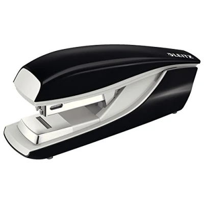 Image of Leitz Stapler, 30 Sheet Capacity, Ergonomic Metal Body, Includes Staples, Flat Clinch, NeXXt Range, 55050095 Black