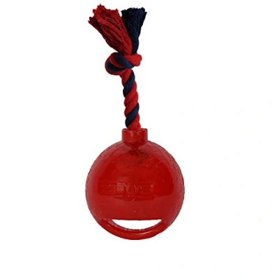 Image of Zeus Spark Tug LED Ball, Small, Red