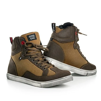 Image of SHIMA Men&#039;s Sx 2 Brown 46 Motorbike boots, Brown, 11 UK