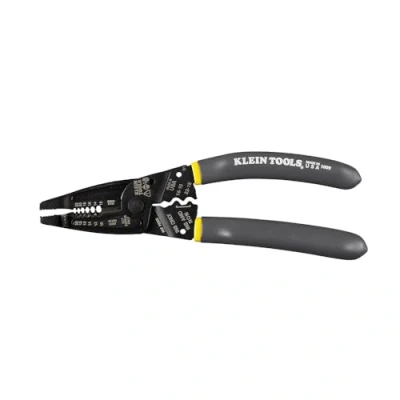 Image of Klein Tools 1009 Multi Tool, Wire Stripper, Crimping Cutter, Long Nose Purpose Electrician Tool,Gray/Yellow