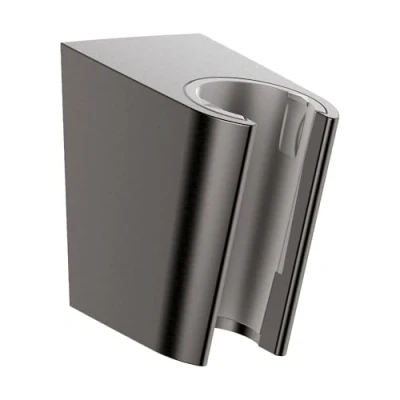 Image of Hansgrohe 28331340 Shower Holder Porter S Brushed Black Chrome