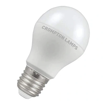 Image of Crompton Lamps LED GLS 8.5W ES E27 (60W Equivalent) 4000K Cool White Opal 806lm Screw A60 Frosted Thermal Plastic Light Bulb