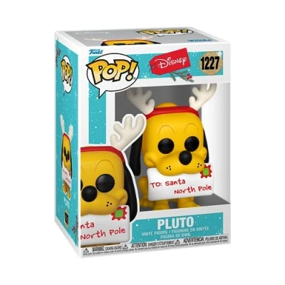 Image of Funko POP! Disney: Holiday Pluto Collectable Vinyl Figure Gift Idea Official Merchandise Toys for Kids &amp; Adults Model Collectors and Display