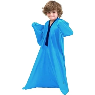 Image of Sensory Direct Body Sock for Autism Small &amp; Kids, Adults, Boys Girls Full Wrap Hyposensitivity, Compression, Anxiety, ADHD, ASD, Special Needs(Blau,S)