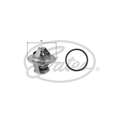 Image of 1138077, 1303377, 1306001, 4M5G8575YA, 96MM8575B1A Engine thermostat GATES TH39374G1 74C with gaskets/seals without housing FORD: Focus 2