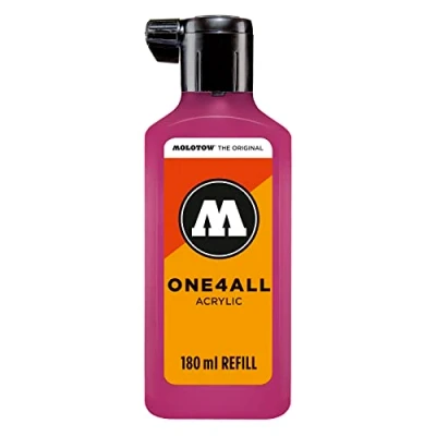 Image of Molotow ONE4ALL Refill Acrylic, Colour 232 Magenta, 180 ml, Ink for Permanent Marker