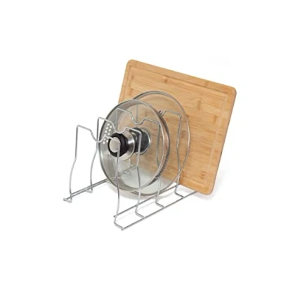 Image of simplywire Bakeware, Pan and Lid Storage Organiser Chrome