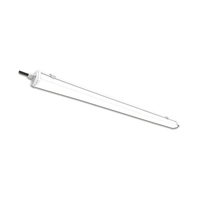 Image of 6FT Twin 60W 9000 lm IP66 Emergency Rapid Connect LED Batten Integral