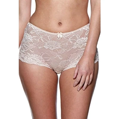 Image of Charnos Women&#039;s Rosalind Deep High Rise Briefs, Brulee Size 10