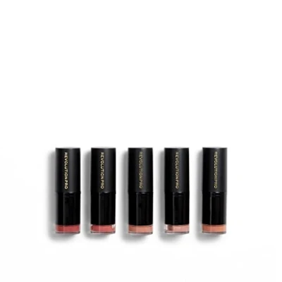 Image of Revolution Pro Lipstick Collection 5pk Blushed Nudes