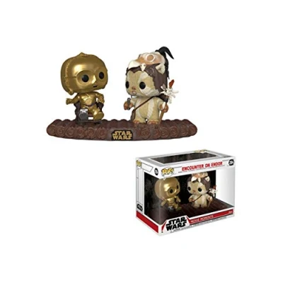 Image of Funko 37593 Movie Moment Return of The Jedi C 3PO on Throne Star Wars Collectible Figure, Multicolor