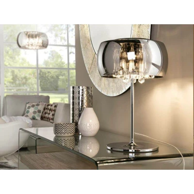 Image of Argos 3 Light Crystal Table Lamp Chrome, Mirror, G9
