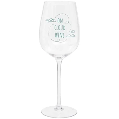Image of Maturi On Cloud Wine&#039; Humorous Wine Glass, 420ml