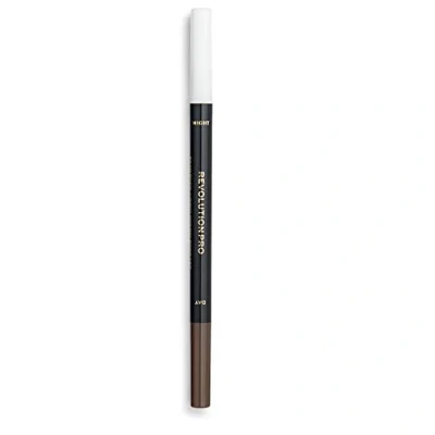 Image of Revolution Beauty London Pro, 24hr Day and Night, Brow Pen, Warm Brown, 1.6ml