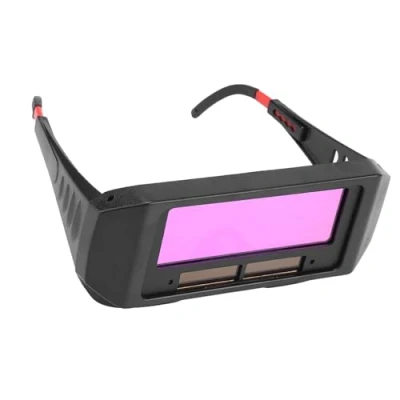 Image of Keenso Solar Auto Darkening Welding Goggle, Glasses Brazing Goggles TIG MIG Shaded Safety Welder Eyes Protection