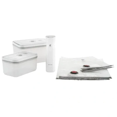 Image of Zwilling Fresh and Save Vacuum Starter 7 Piece Set Medium Large Plastic