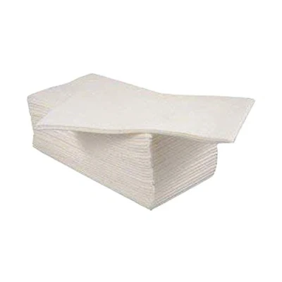 Image of 8 Fold White 40cm 2ply Dinner Napkin Serviettes Case 2000