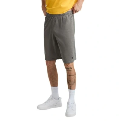 Image of Champion Men&#039;s Sport Shorts, Moisture Wicking, Athletic Gym Shorts (Reg. Or Big &amp; Tall), Granite Heather C Logo, Large