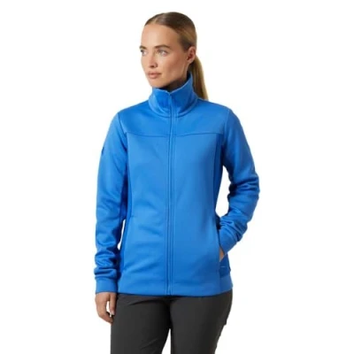 Image of Helly Hansen Womens W Crew Fleece Jacket Ultra Blue, M