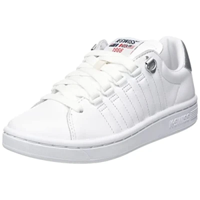 Image of K Swiss Women&#039;s Lozan Ii Sneaker, Wht Silver, 4 UK