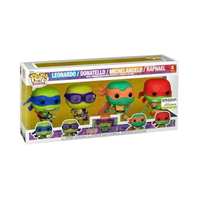 Image of Funko Pop! Movies: Teenage Mutant Ninja Turtles (Teenage (TMNT) ) Amazon Exclusive Collectable Vinyl Figure Gift Idea Official Merchandise Toys for Kids &amp; Adults