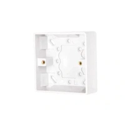 Image of Mr. Gadget&#039;s Solutions Pattress Box Wall Socket Back Single 47mm Electrical Surface Switch