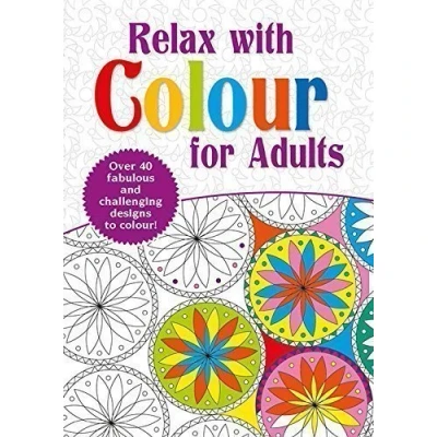 Image of Adult Colouring Book Relax with Colour