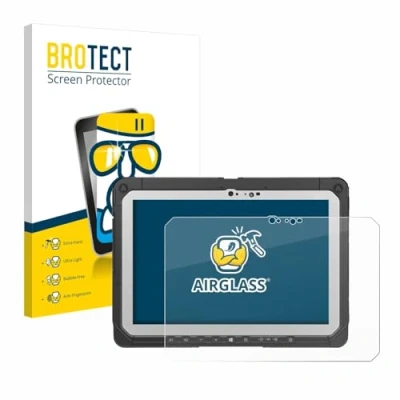 Image of brotect Glass Screen Protector Film compatible with Panasonic Toughbook CF 20 MK2 Foil 9H Protection [Scratch Resistant, High Clarity]