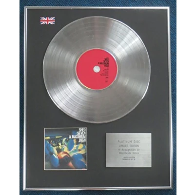 Image of Century Presentations Shed Seven Limited Edition CD Platinum LP Disc A Maximum High