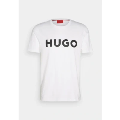 Image of HUGO Dulivio Print Tshirt, Men&#039;s, Size: XS, Open white
