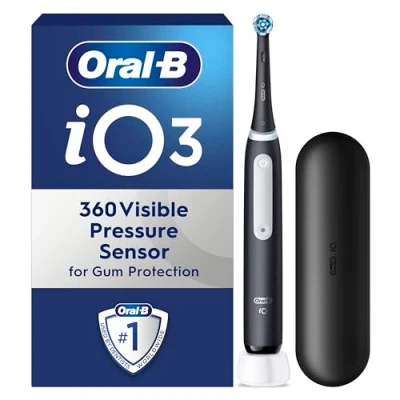 Image of B iO3 Electric Toothbrush Matt Black (+ Travel Case)