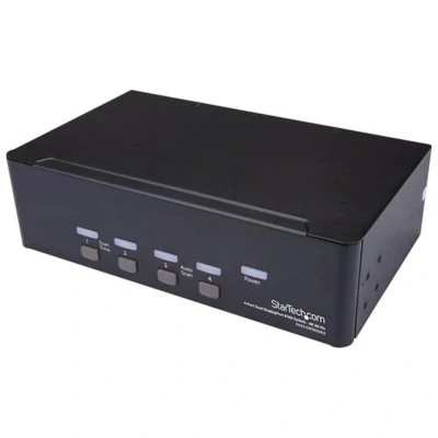 Image of StarTech.com 4 Port Dual DisplayPort KVM Switch 4K60