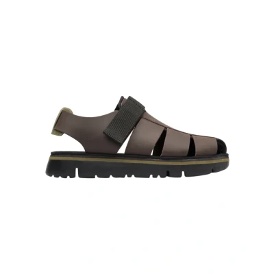 Image of Camper Oruga Sandals, Men&#039;s, Size: 10, Dark brown Leather