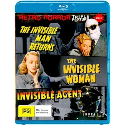 Image of The Invisible Man Returns / Woman Agent (Retro Horror Triple Feature, Volume 3)