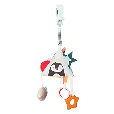 Image of Taf Toys North Pole Pyramid Activity Baby Pram Toy. Clip on Hanging Soft Sensory for Strollers, Car Seat, Pushchairs and Cot. Infants 3 months +