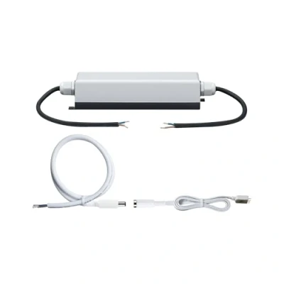 Image of Paulmann 70201 Function YourLED Power Supply IP65 60W 230/12V DC Grey/Black Plastic