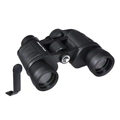 Image of Praktica Falcon 8x40mm Porro Prism Field Black Binoculars &amp; Tripod Mount Adapter Fully Coated Lenses, Sturdy Construction, Aluminium Chassis, Bird Watching, Sailing, Hiking, Sightseeing, Astronomy