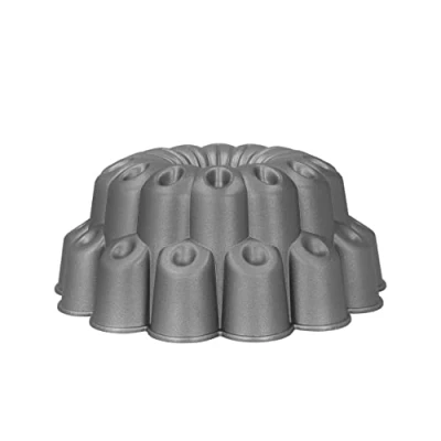 Image of MasterClass 24cm Decorative Cake Tin, Non Stick and Anti Scratch Cast Aluminium Pan, Button Design Mould, Durable Lightweight