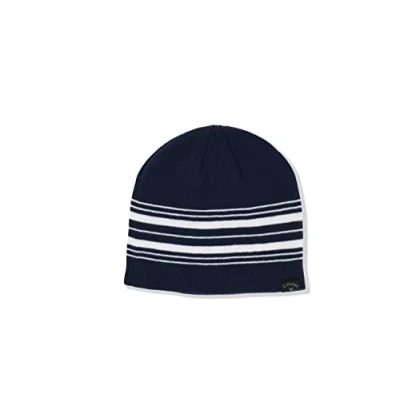 Image of Callaway Golf Mens TA Beanie Hat Navy One Size