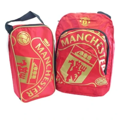 Image of Back to School with Manchester United FC Backpack And Boot Bag