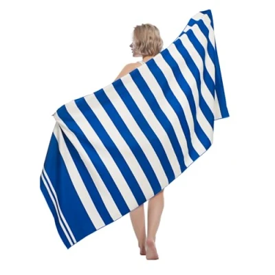 Image of Style Slice Beach Towel Extra Large Microfibre Towels, Lightweight Towels for Adults, Travel Quick Dry 200x90cm