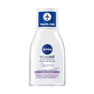 Image of NIVEA Micelair Micellar Water Sensitive Skin, 100 ml (Pack of 3)