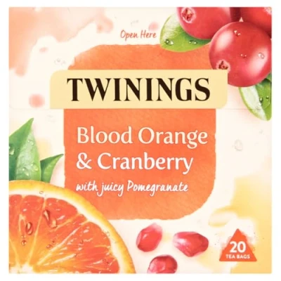 Image of Twinings Fruit Tea Blood Orange &amp; Cranberry, Pack of 20