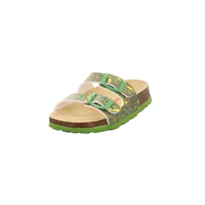 Image of Superfit Girl&#039;s FUSSBETTPANTOFFEL Hausschuhe, OLIVE/GRÜN 7060