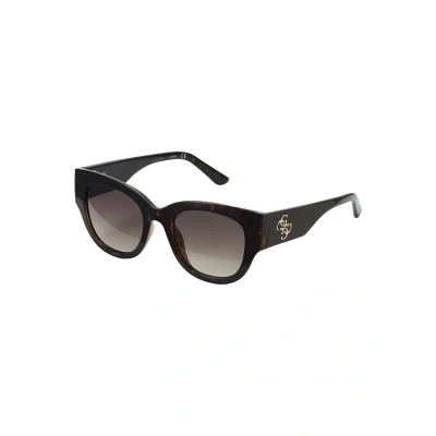 Image of Guess Sunglasses Dark Havana, Women&#039;s, Size: 50, havana