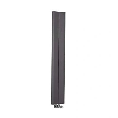 Image of Milano Solis Light Grey Vertical Column Aluminium Radiator 1600mm x 245mm